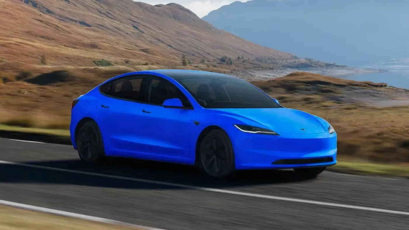 Tesla Model 3 Riviera Blue